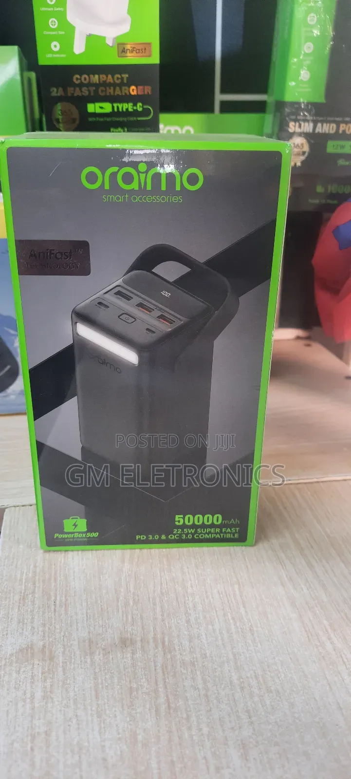 New 50000mah Ultra-High Capacity 22.5w Portable Powerbank .