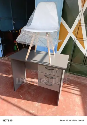 0.9metres Office Desk Plus Eames Chair