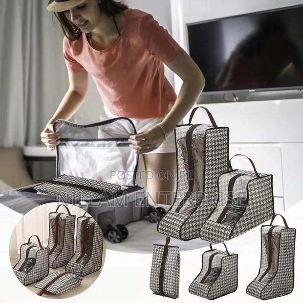 4pcs Boot / Shoes Storage Bag Set With Handles - thumbnail 5