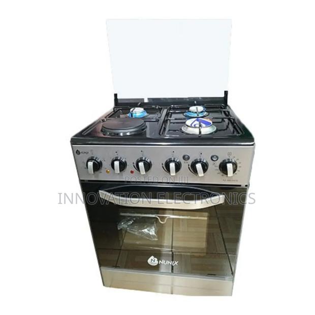 Nunix 3g+1e 60x60cm Standing Cooker.