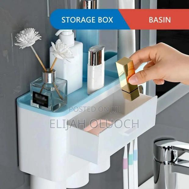 Automatic Toothpaste Dispenser With 4 Cups - thumbnail 2