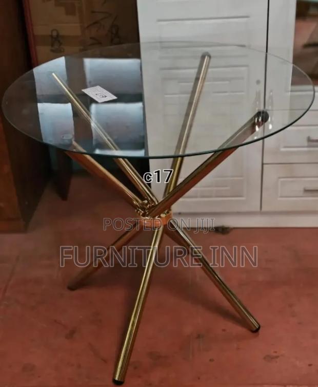 Glass Round Table