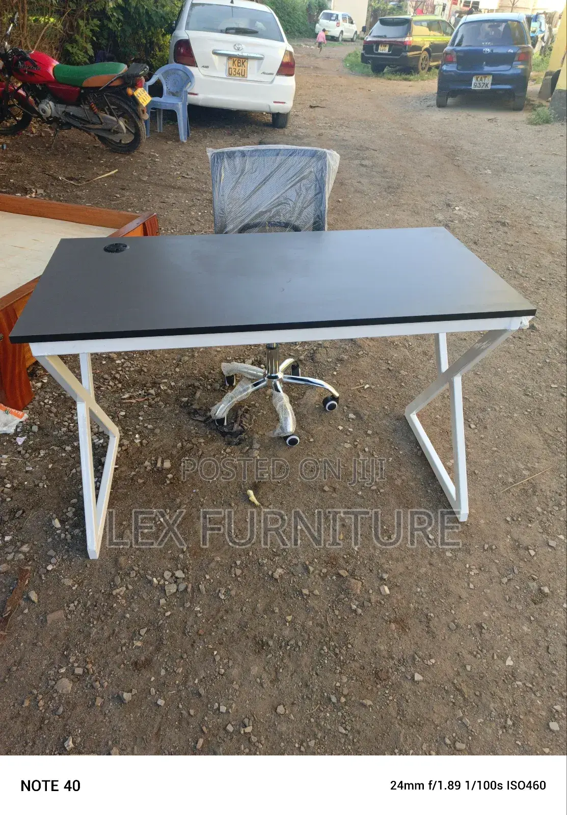 Metal Frame Office Desk