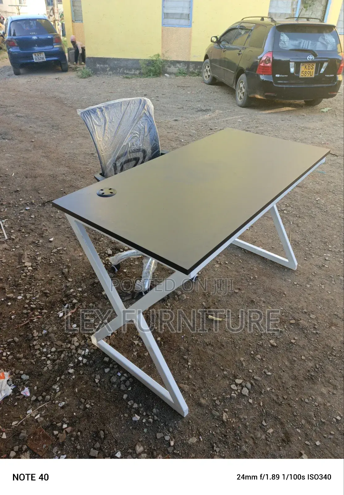 Grey Top Office Table