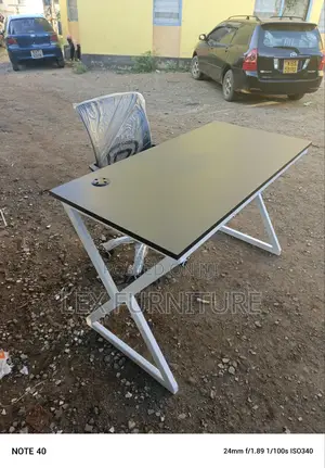 Grey Top Office Table