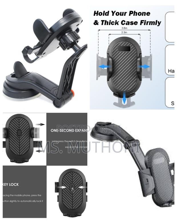 Strong Suction Mounted 360 Degree Rotating Car Phone Holder - thumbnail 2