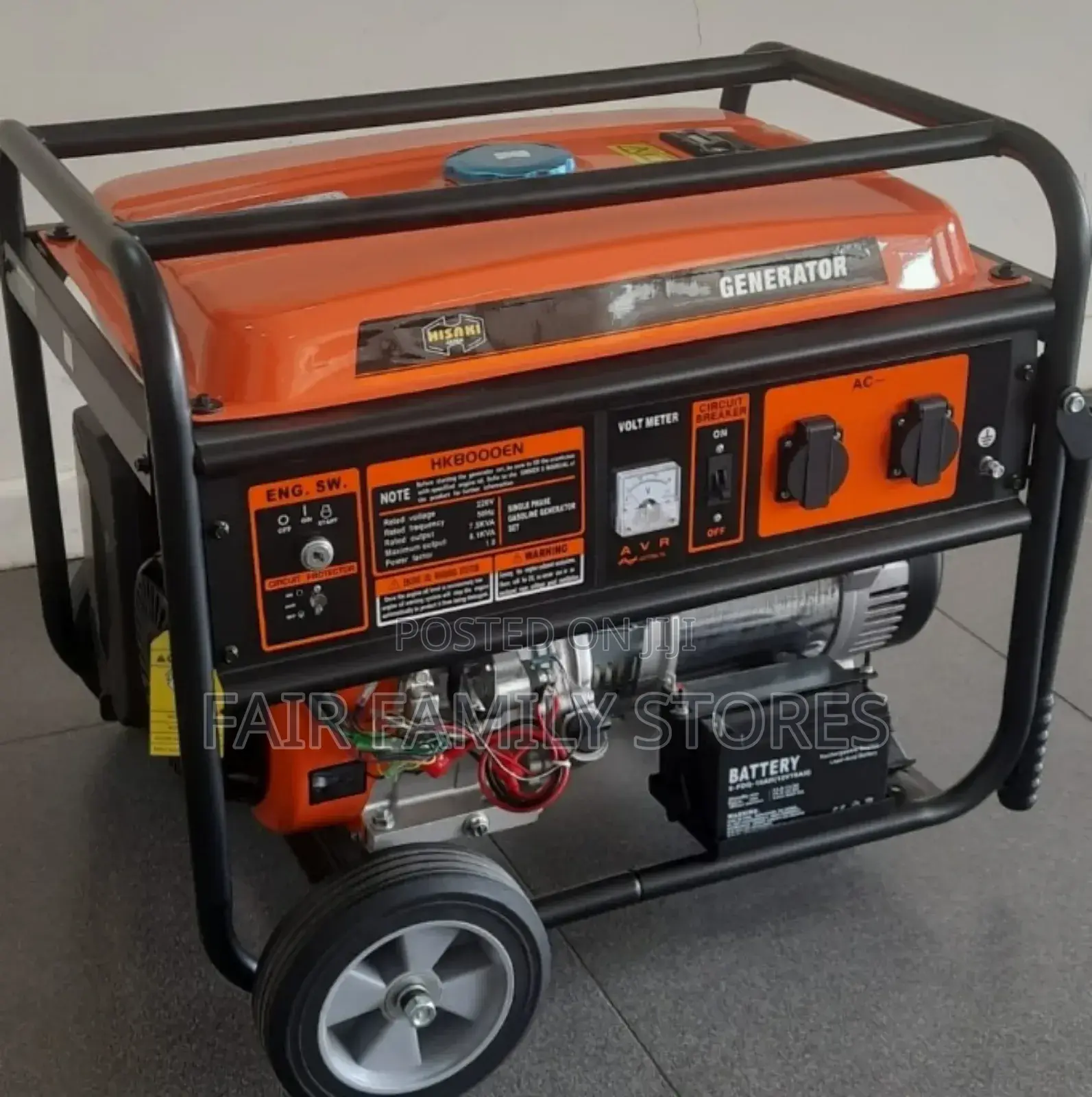 7.5kva Petrol Generator