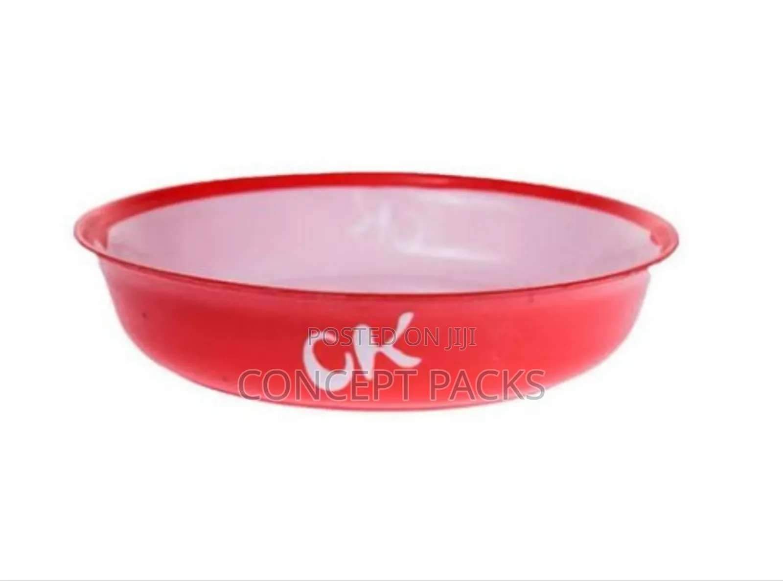 60pcs OK Plates. Red