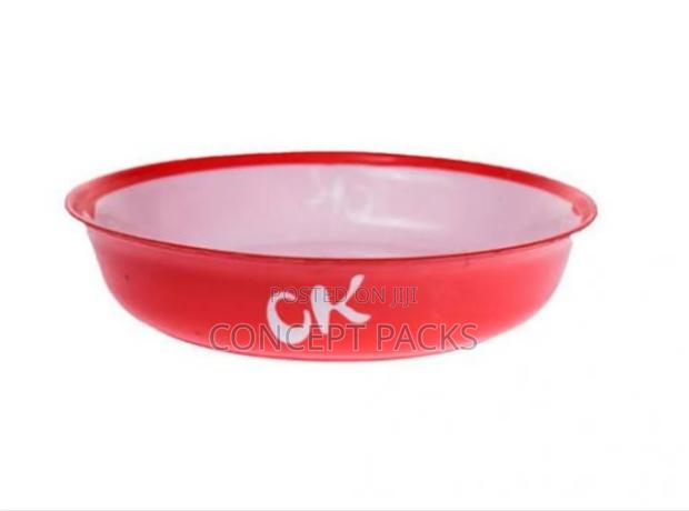60pcs OK Plates. Red