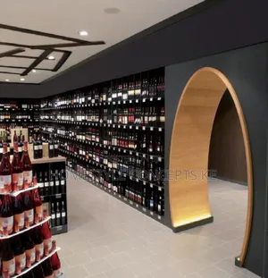 Wines and Liquors Store Spirits Shop Interior Design.