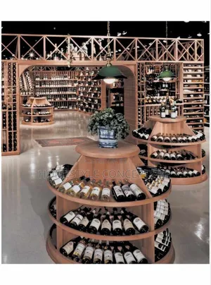 Wines and Liquors Store Spirits Shop Interior Design.