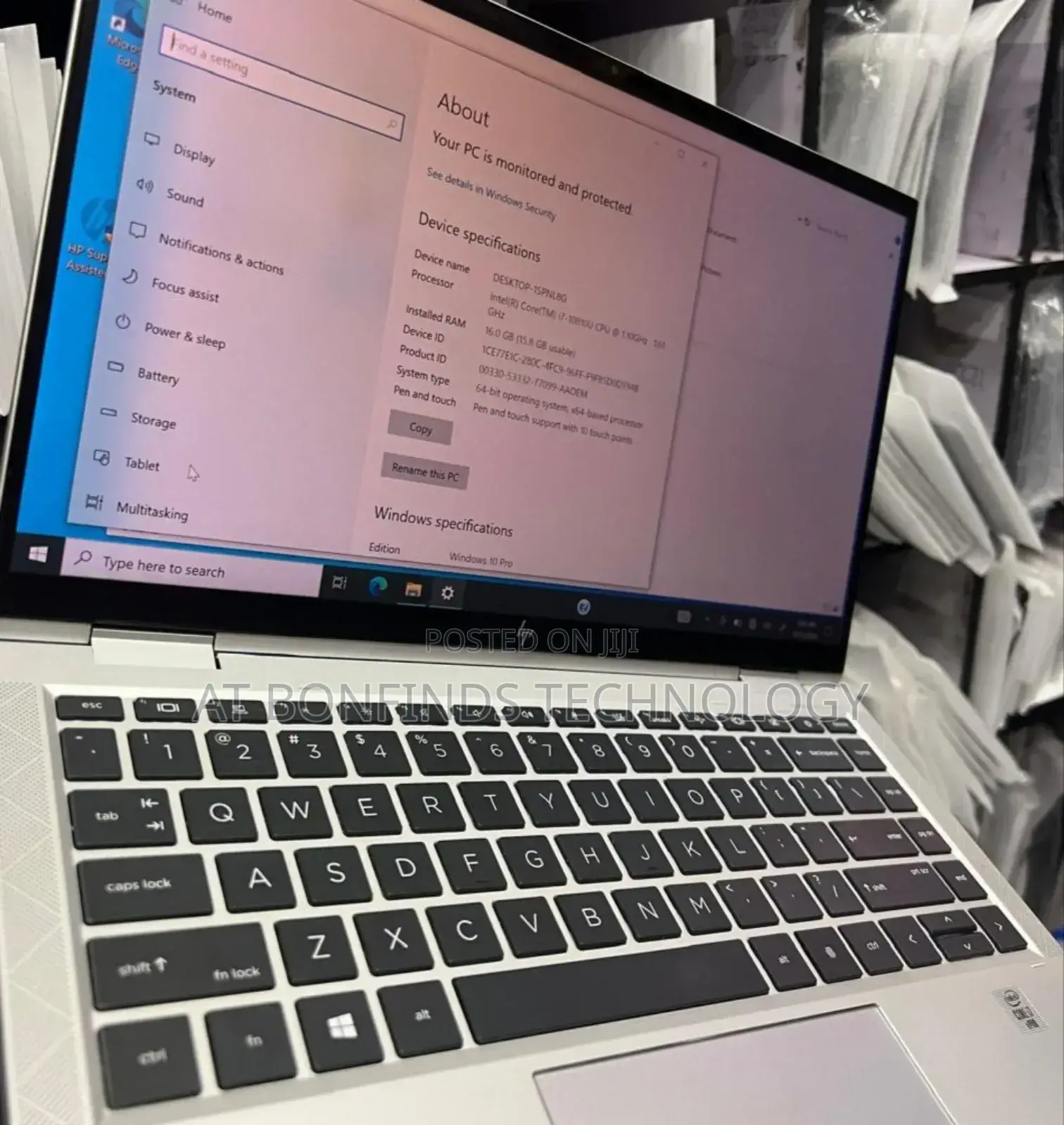 Laptop HP EliteBook X360 1040 G7 16GB Intel Core I7 SSD 512GB