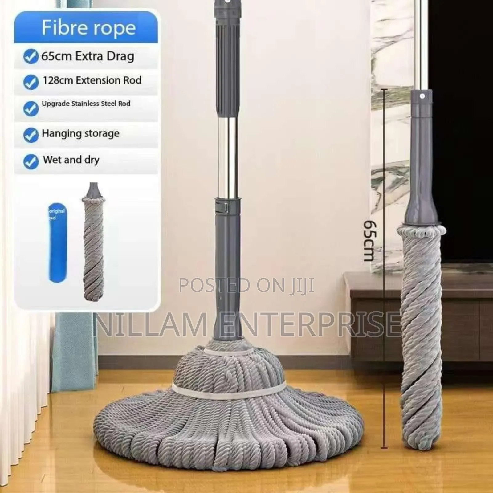 *Self Wringling Mop / 360• Microfibre Twist Mop