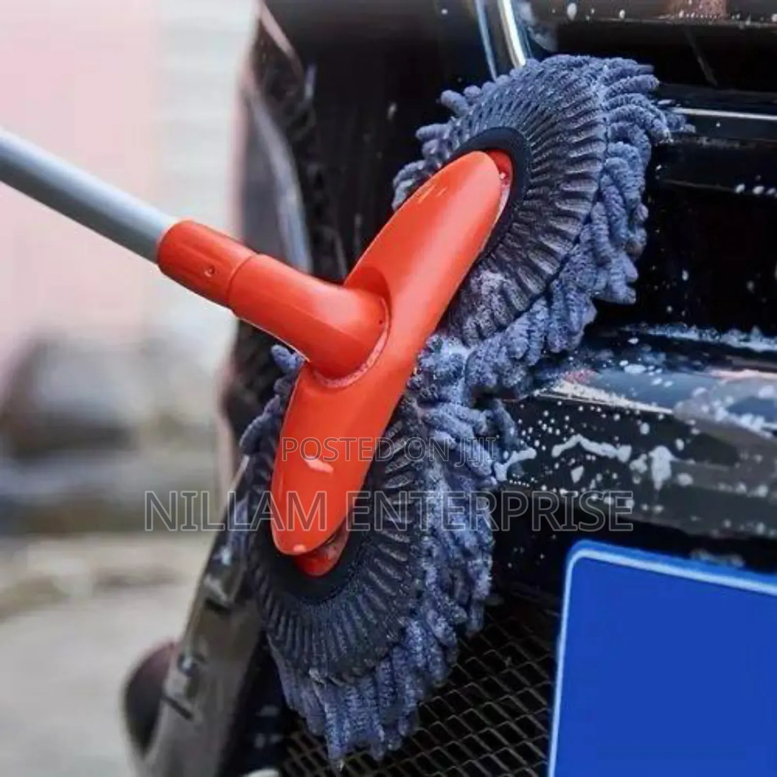 *Double-Headed Car Cleaning Brush Mop, Retractable Mop
