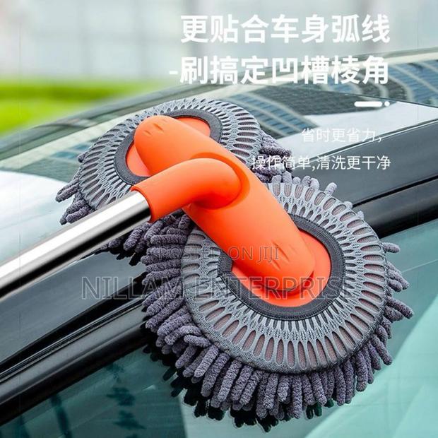 *Double-Headed Car Cleaning Brush Mop, Retractable Mop - thumbnail 6