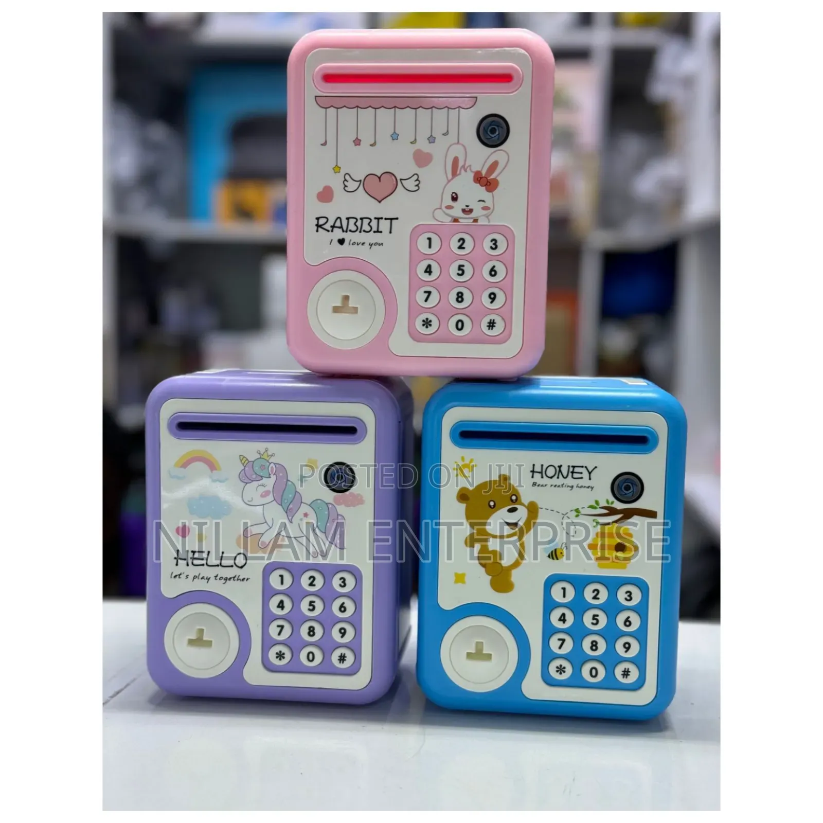 *Battery Powered Piggy Bank