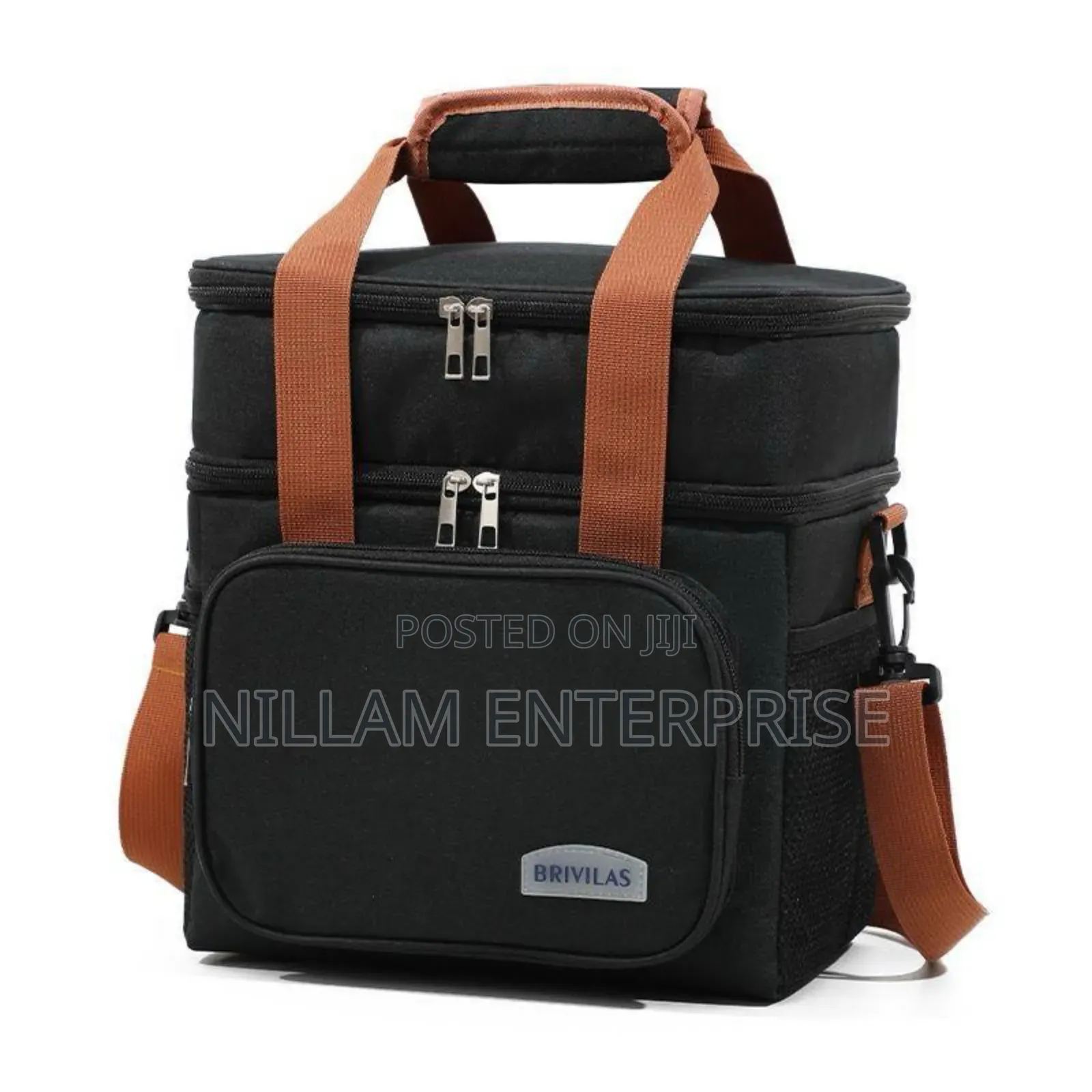 Double Compartment (15L) Insulated Lunch Bag