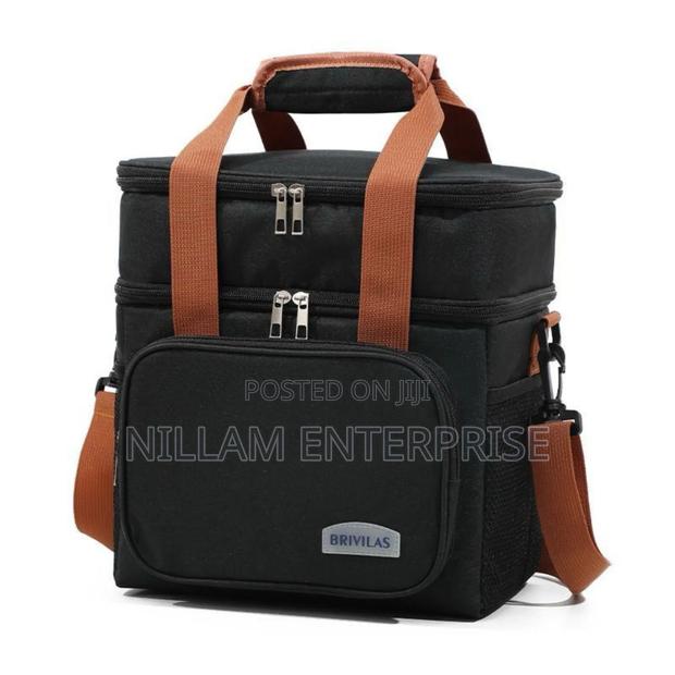 Double Compartment (15L) Insulated Lunch Bag - thumbnail 6