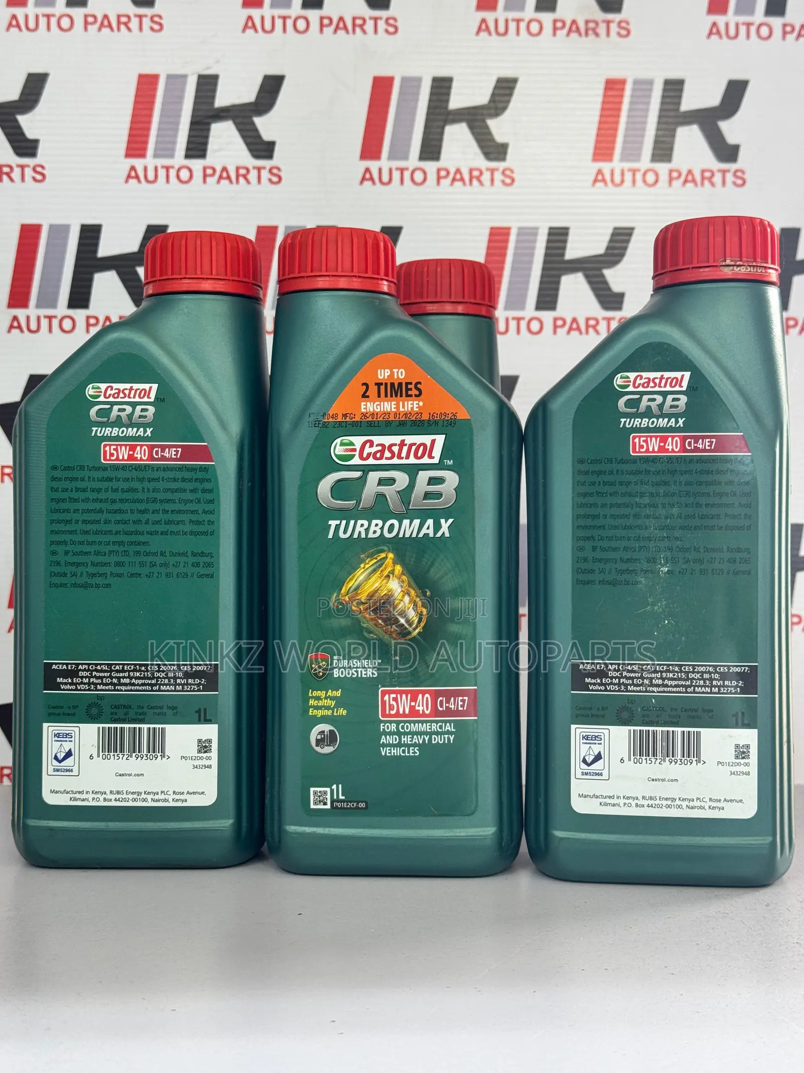 Castrol CRB Turbomax 15w-40 Ch-4 Diesel Engine Oil 1L