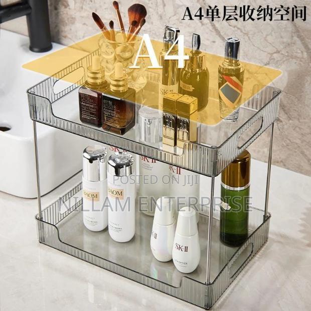 2 Layer Multipurpose Gold Organiser /Jewellery Holder