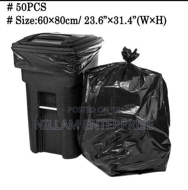 50pcs Disposable Garbage/Trash Bags - thumbnail 3