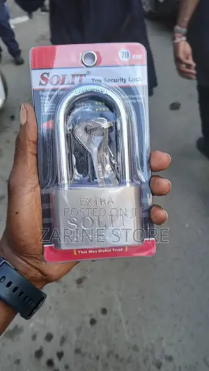 Solit Long Neck Padlock 70mm With 4 Keys Anti-Rust