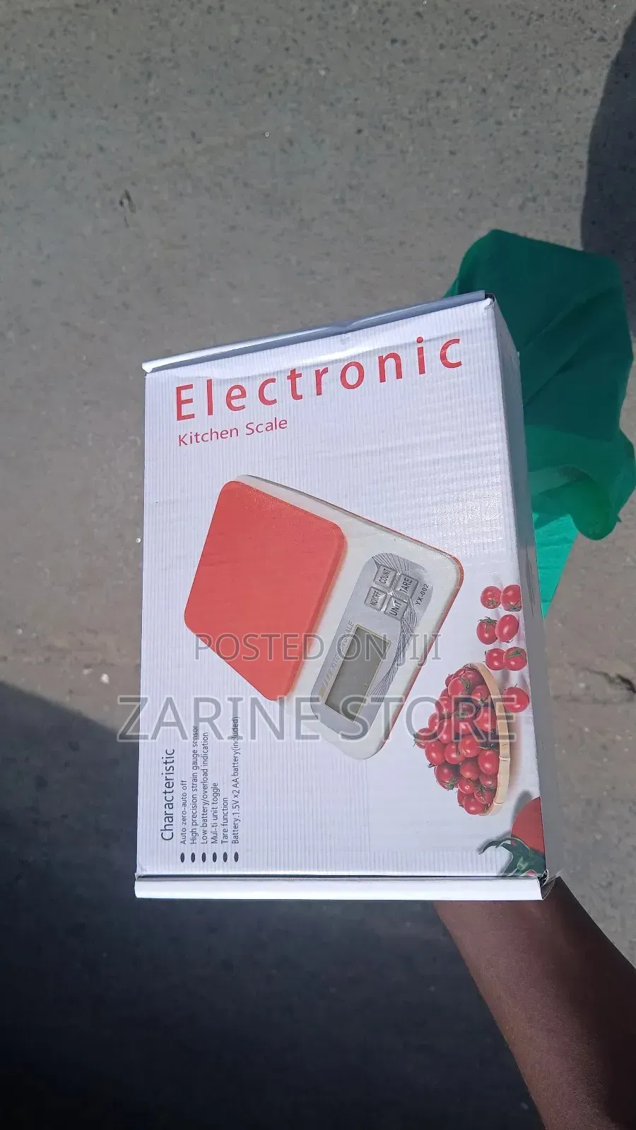 Electronic Kitchen Scale Measuring Upto 5 KGS Uses Double A