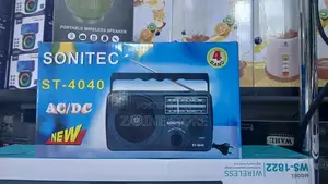 Sonitec Ac/Dc Portable Radio Speaker With High Bass