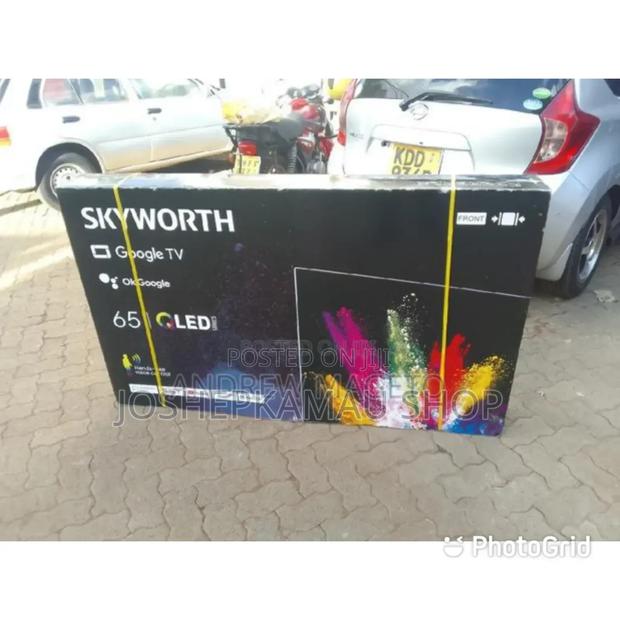 Googe Tv 65inches Skyworth Adroind Qled Tv - thumbnail 3
