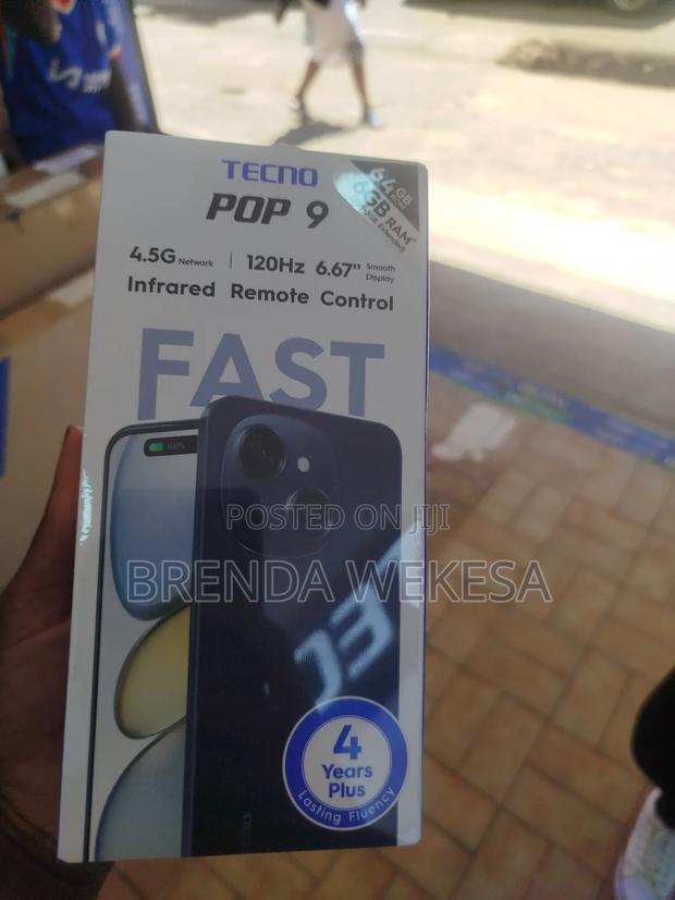 New Tecno Pop 9 64 GB Black - main view