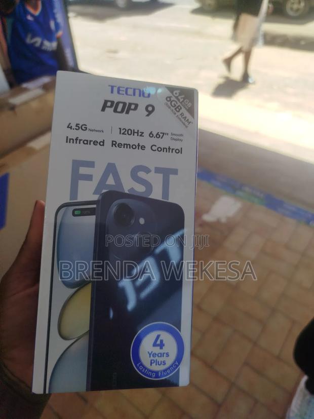 New Tecno Pop 9 64 GB Black - thumbnail 3