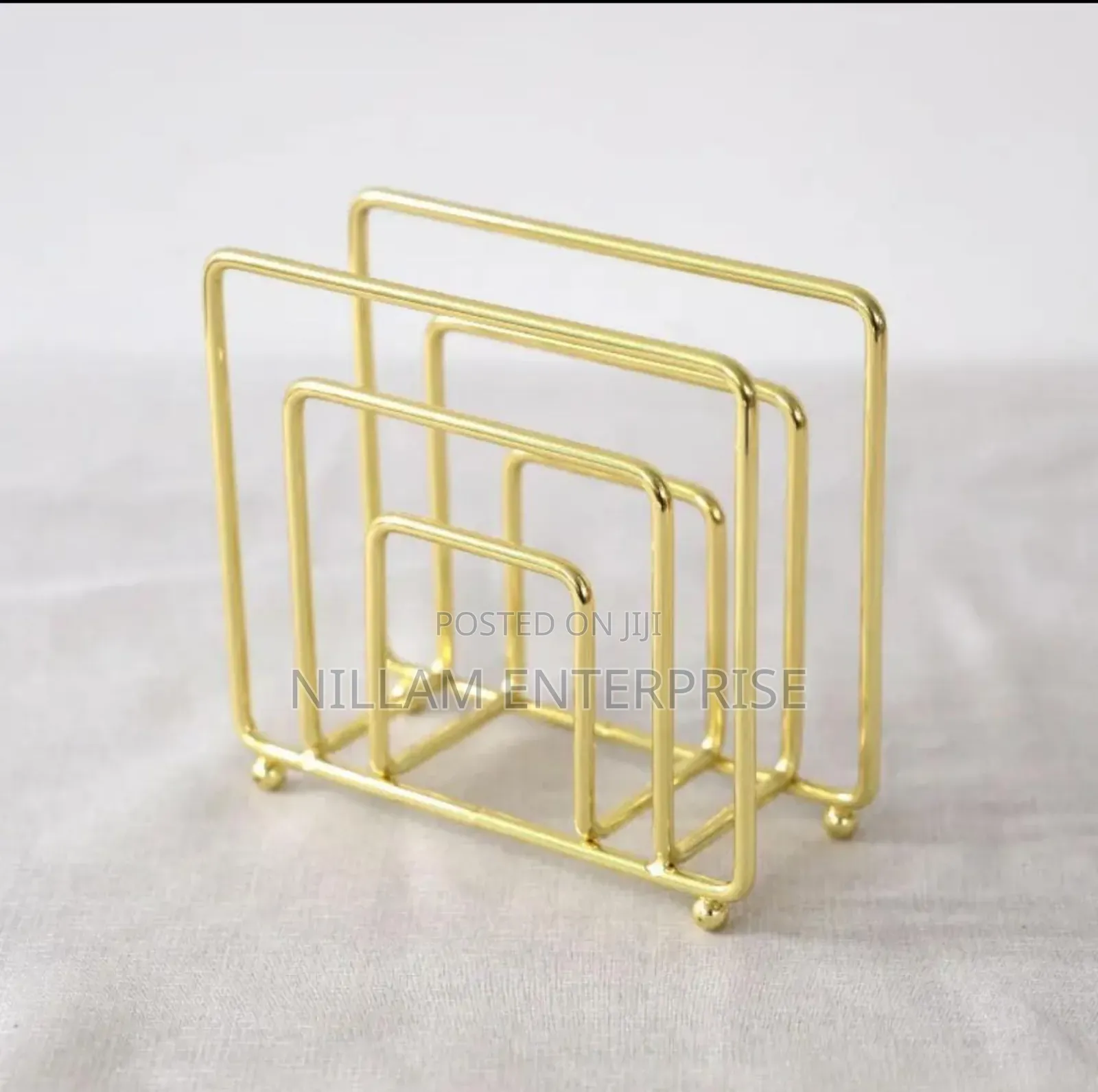 Luxury Heavy Metallic Serviette Holder.