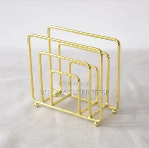 Luxury Heavy Metallic Serviette Holder.