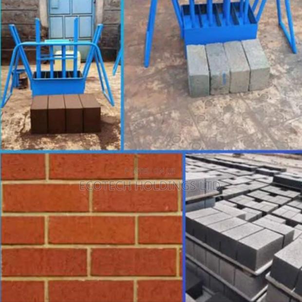 4 In1 Interlocking Block Making Mould Machine