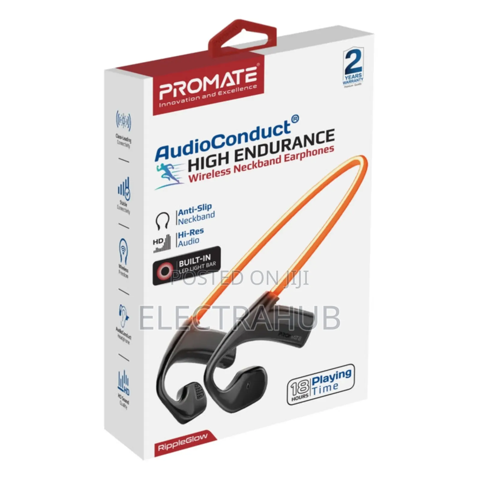Promate Rippleglow
Audioconducttm High-Endurance Neckband