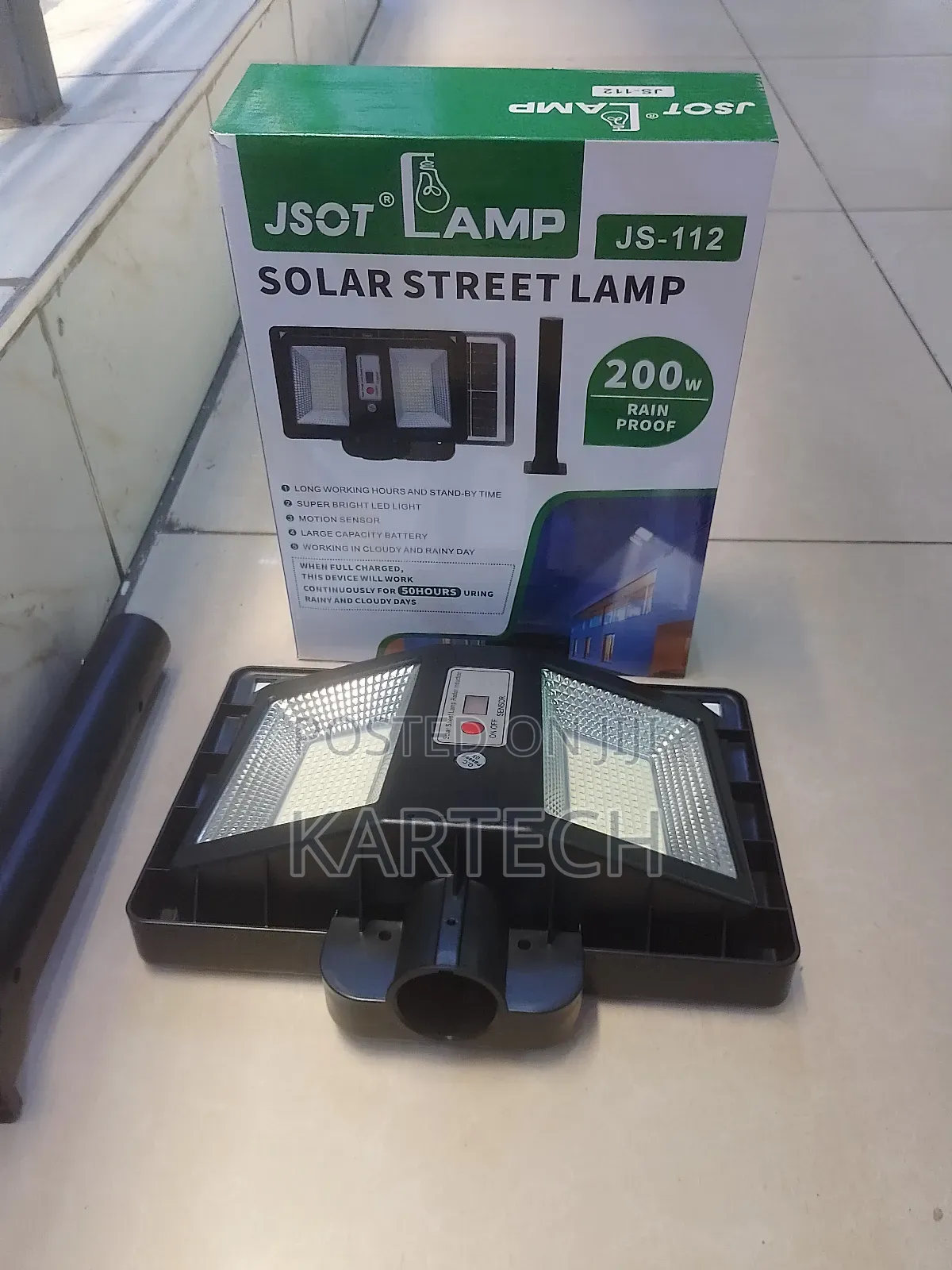 Jsot Js112 Solar Street Light/Lamp 200w