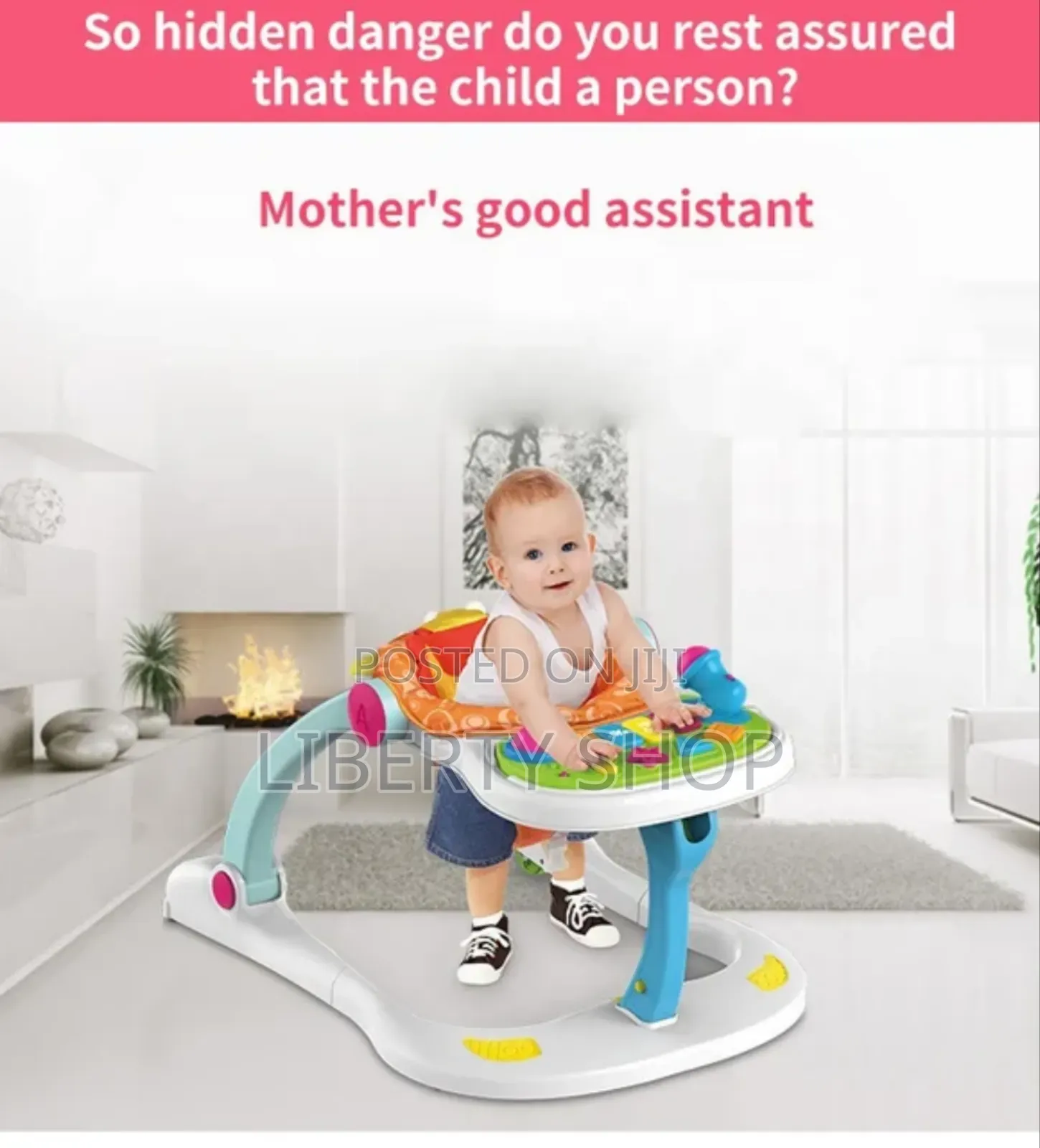 4 in 1 Multi Functional Baby Walker