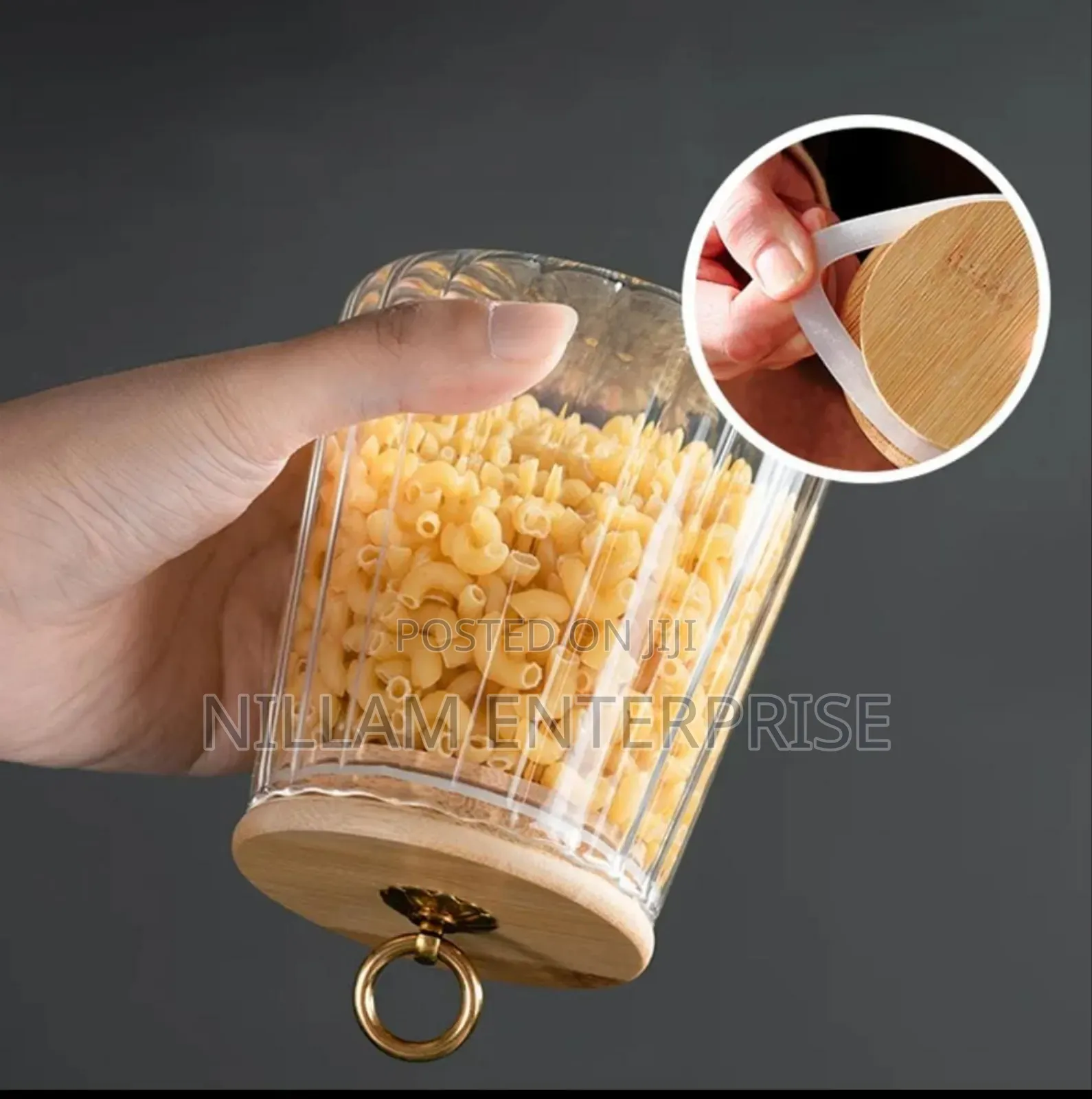 Glass Storage Containers/Jars/Canisters 500ml
