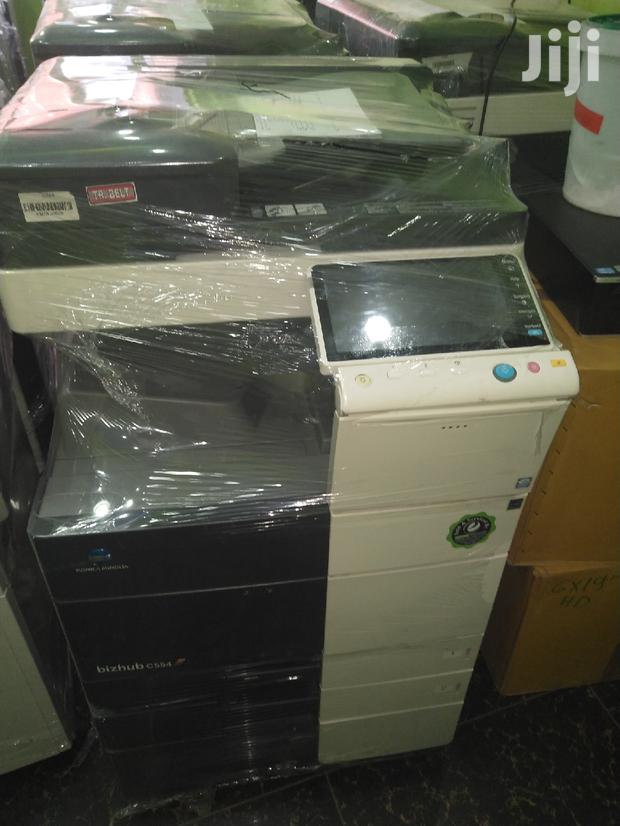 Colored Konica Minolta Bizhub C 554e Photocopier Machine