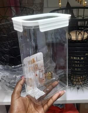 Quality Airtight Stackable Acrylic Cereal Containers . - thumbnail 2