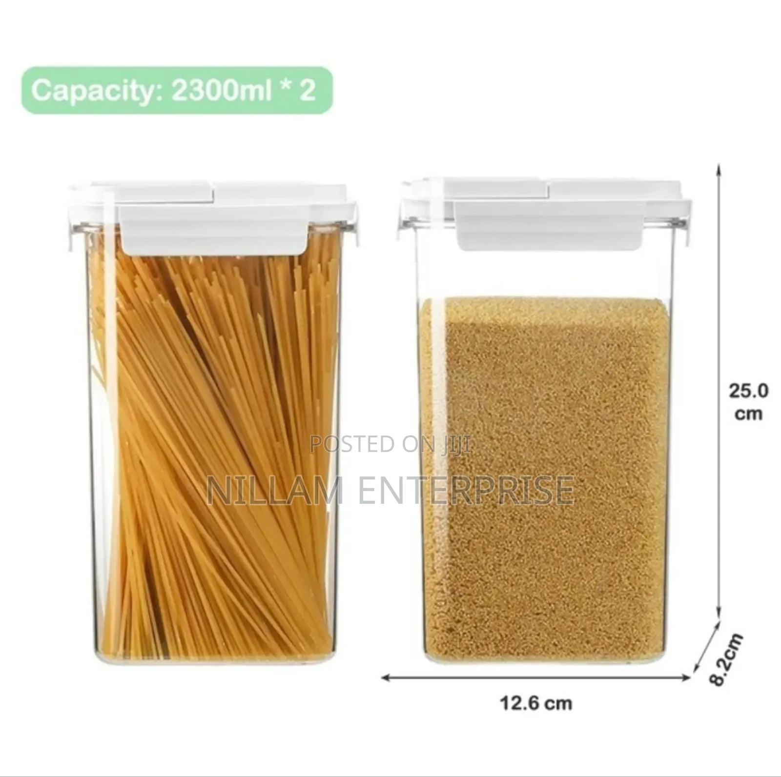 Quality Airtight Stackable Acrylic Cereal Containers .