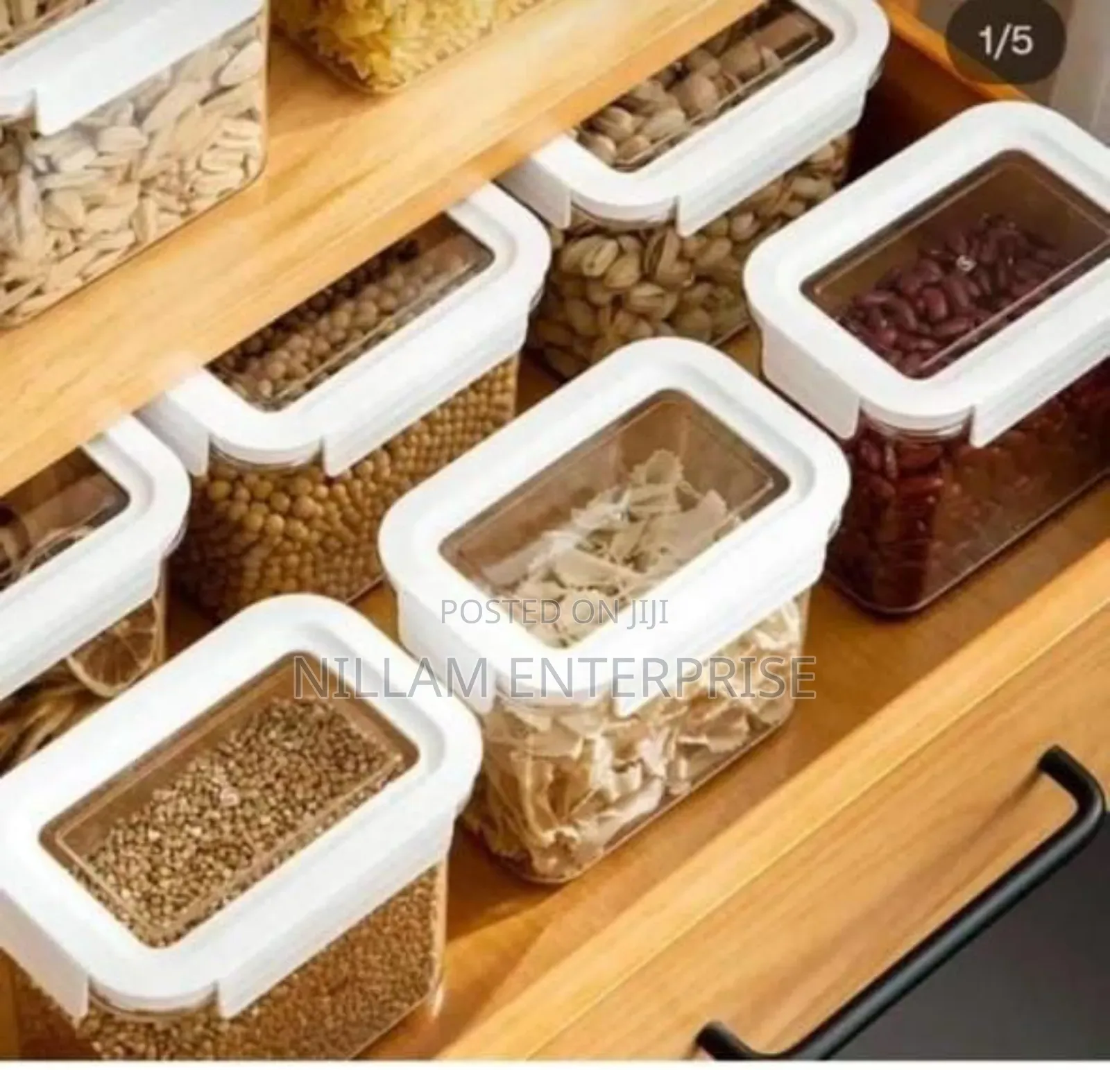 Quality Airtight Stackable Acrylic Cereal Containers .