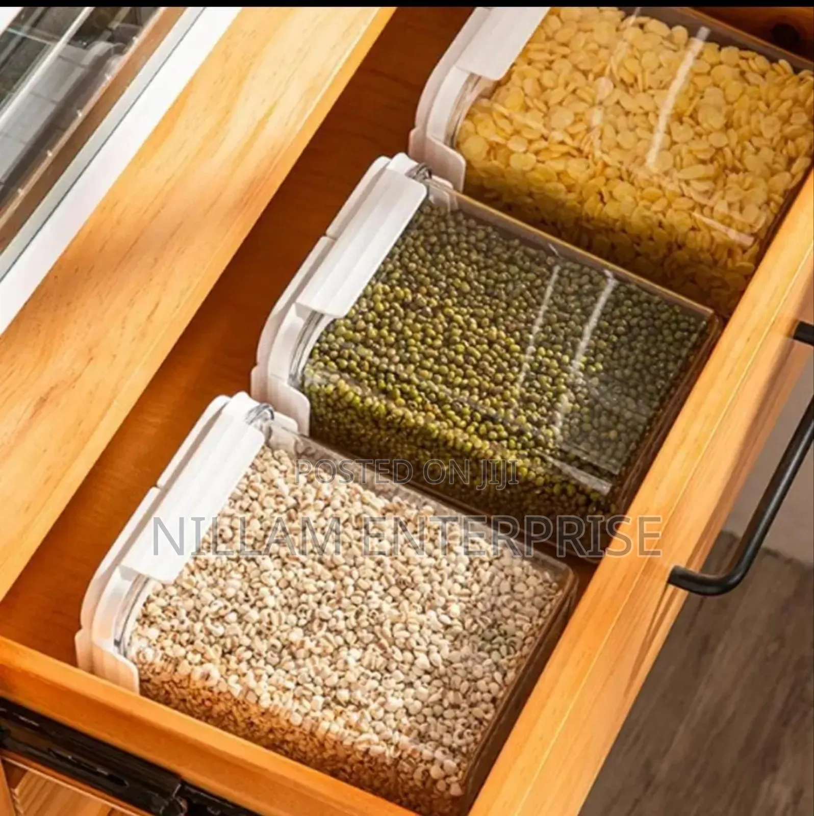 Quality Airtight Stackable Acrylic Cereal Containers .