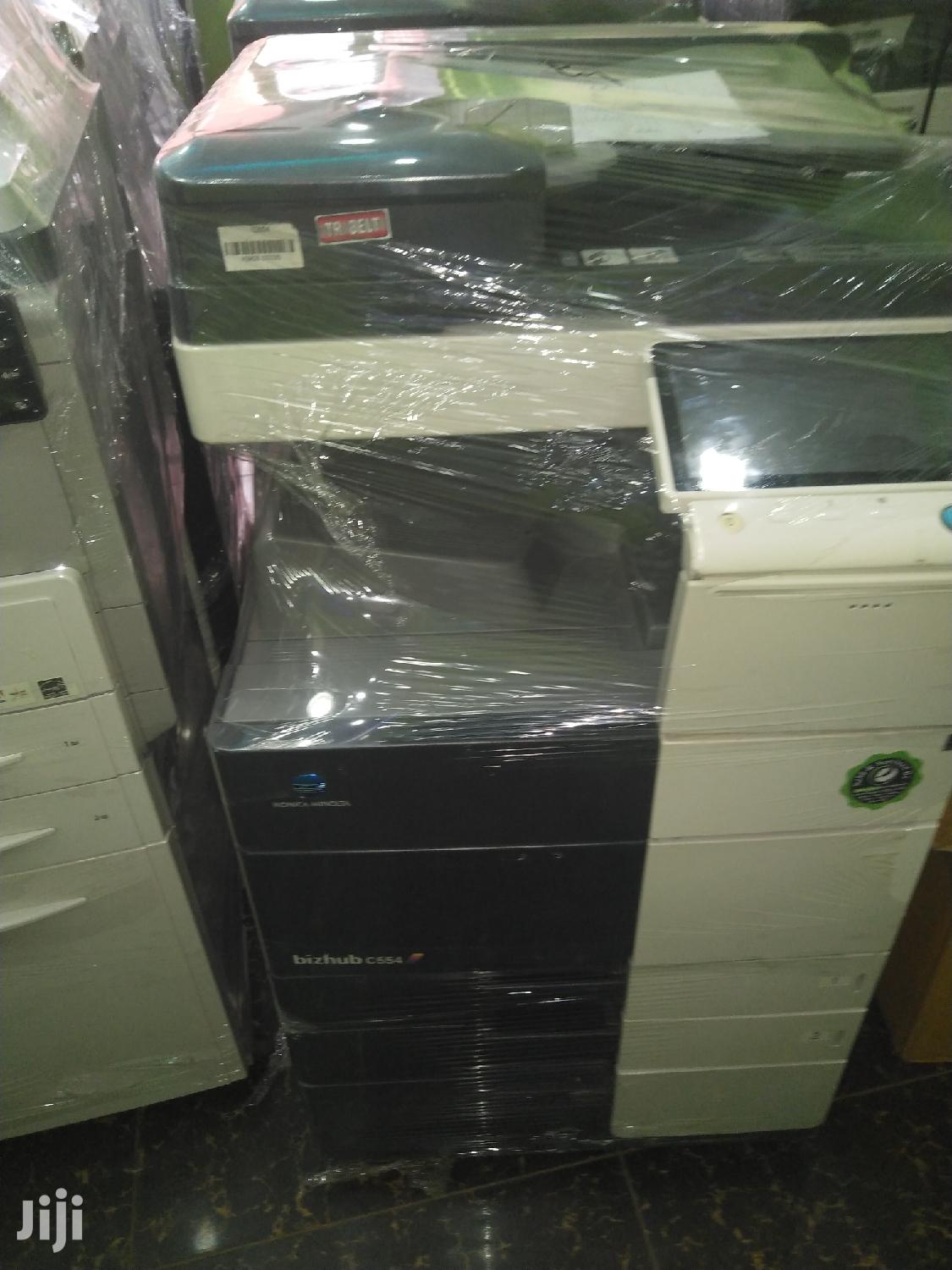 Colored Konica Minolta Bizhub C 554e Photocopier Machine