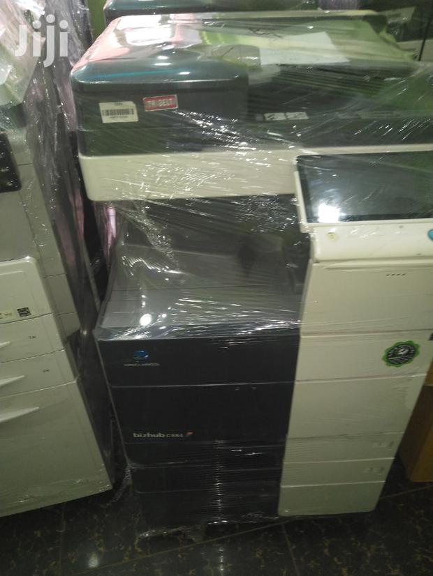 Colored Konica Minolta Bizhub C 554e Photocopier Machine