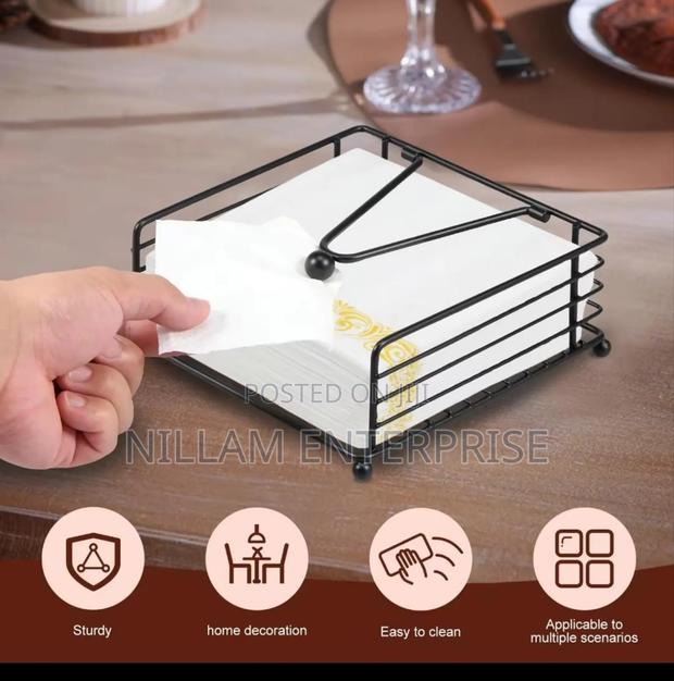 Metallic Serviette Holder