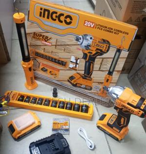 Ingco Cordless Impact Wrench, Candle Torch 2 Batteries W