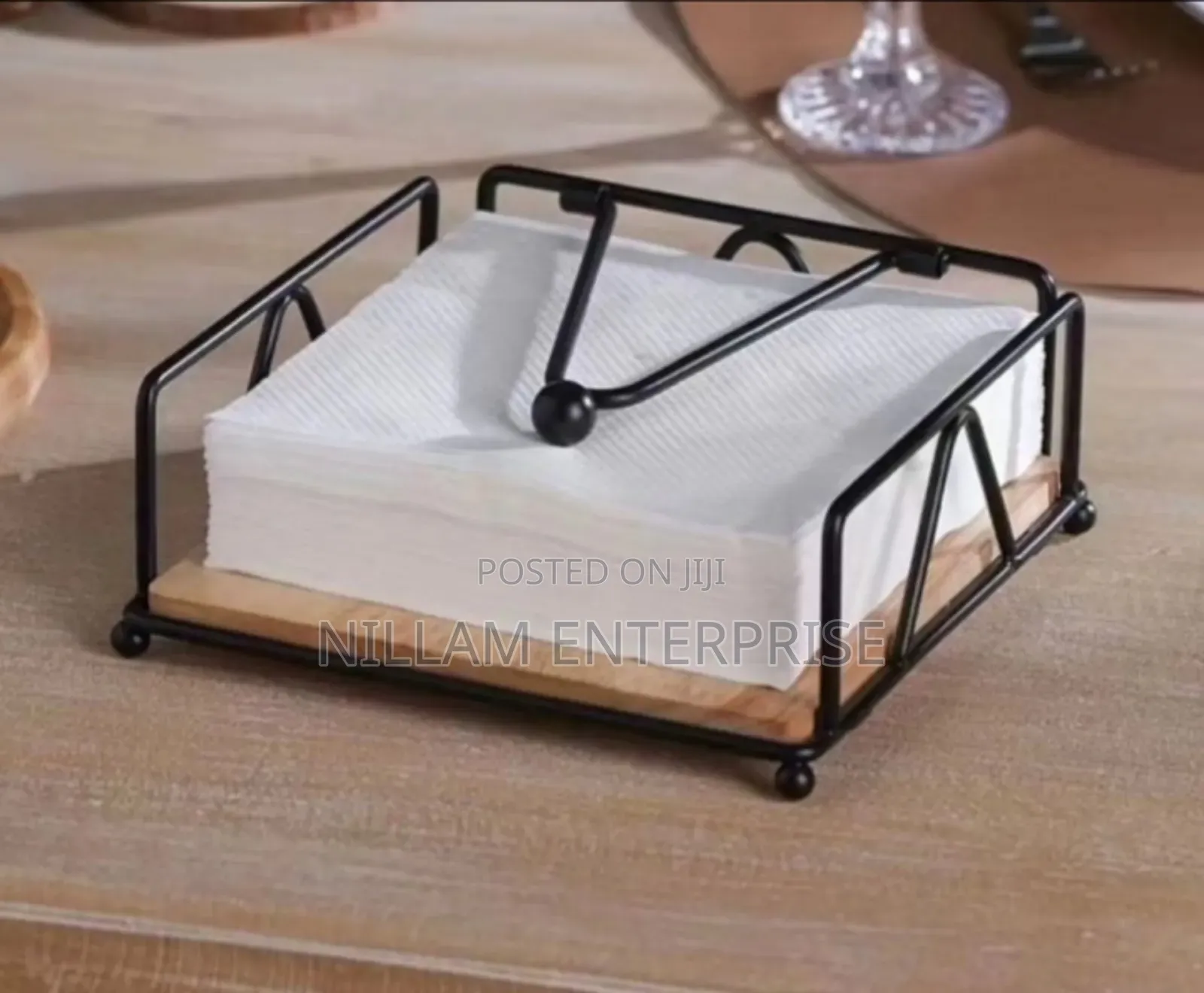 Luxury Metallic Serviette Holder