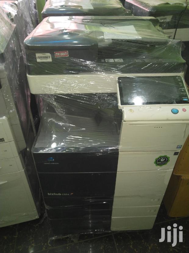 Colored Konica Minolta Bizhub C 554e Photocopier Machine