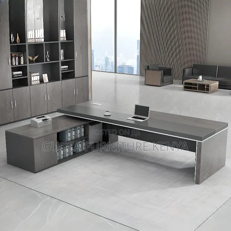 Office Tables:180cm L-Shaped Flexible Executive Office Table